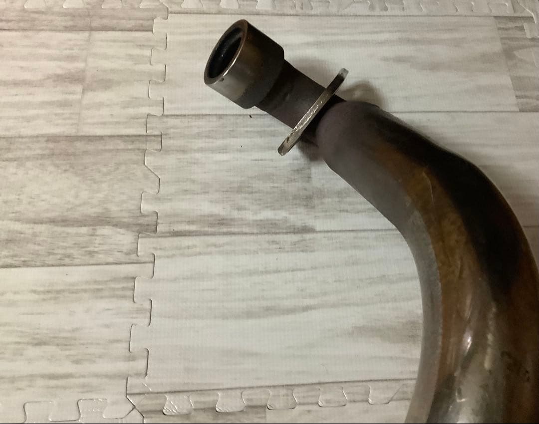 ドラッグスター400クラシック 2in1マフラー 極太スラッシュカットマフラー