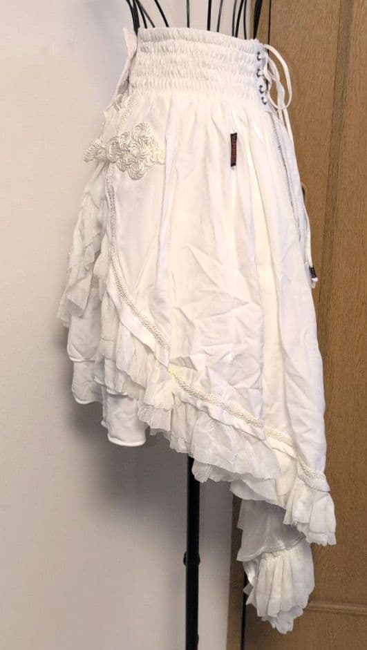 *新品タグ付* OZZONESTE チャイナ風フィッシュテールオーバースカート