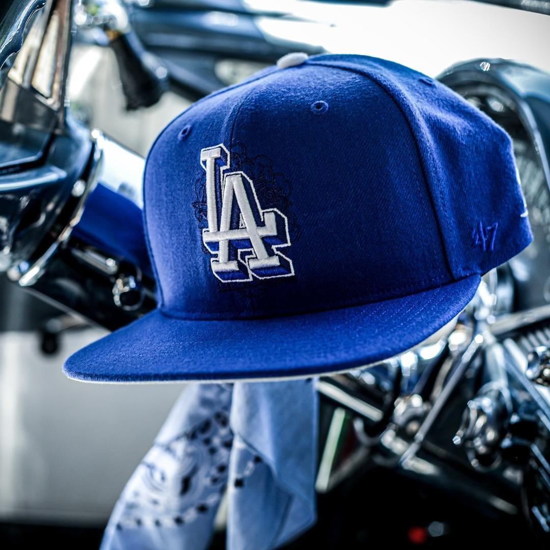 MR CARTOON LA DODGERS 47 GRAFFITI CAP 青