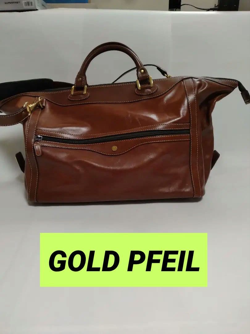 ゴールドファイル　ボストンバッグ