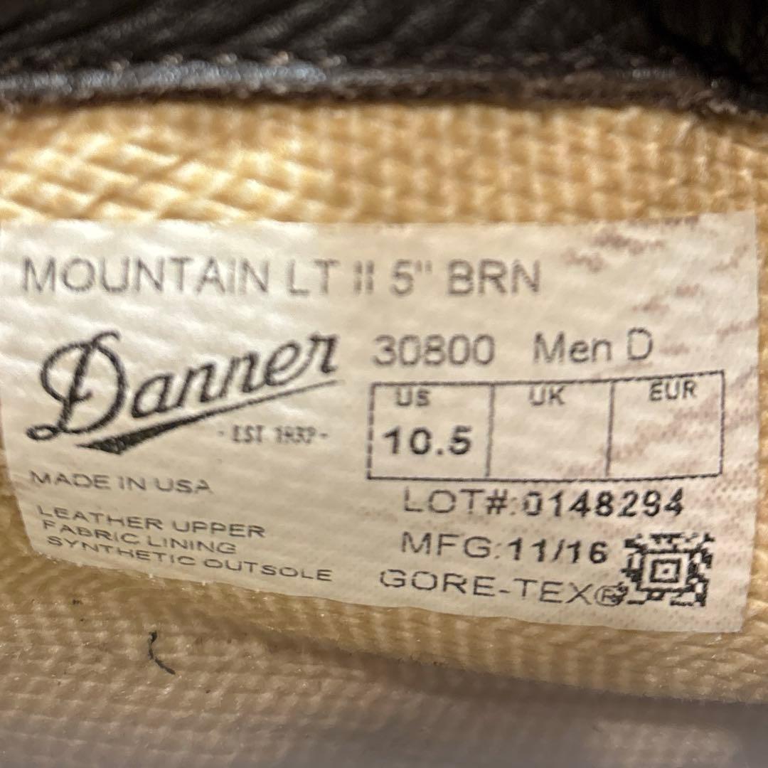 ダナー マウンテンライトII 30800 USA製 GTX US10.5 名作