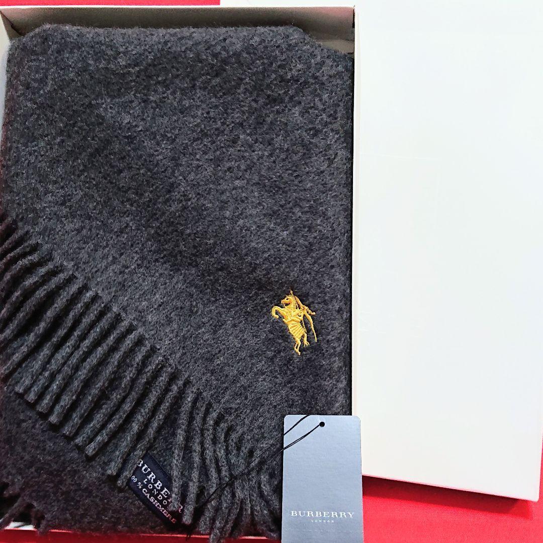 バーバリー マフラー カシミア100% 新品 未使用