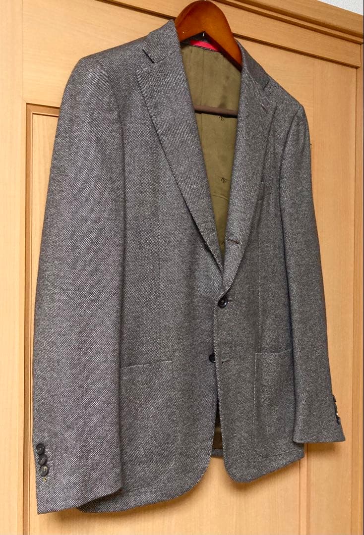 週末セール！美品！イザイア ISAIA 高級ジャケット LANA WOOL 44