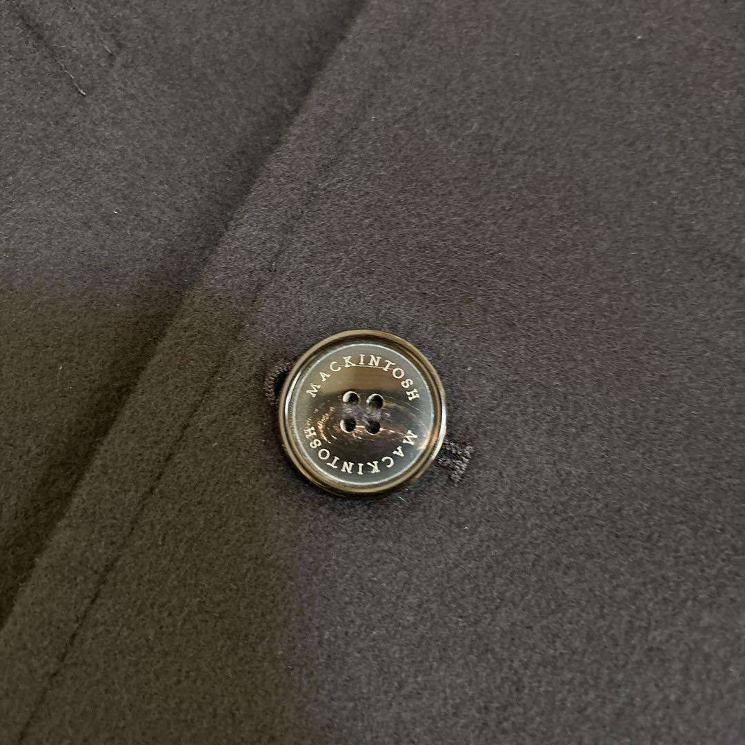 美品☆マッキントッシュ メルトン ウール ピーコート ダブルボタン