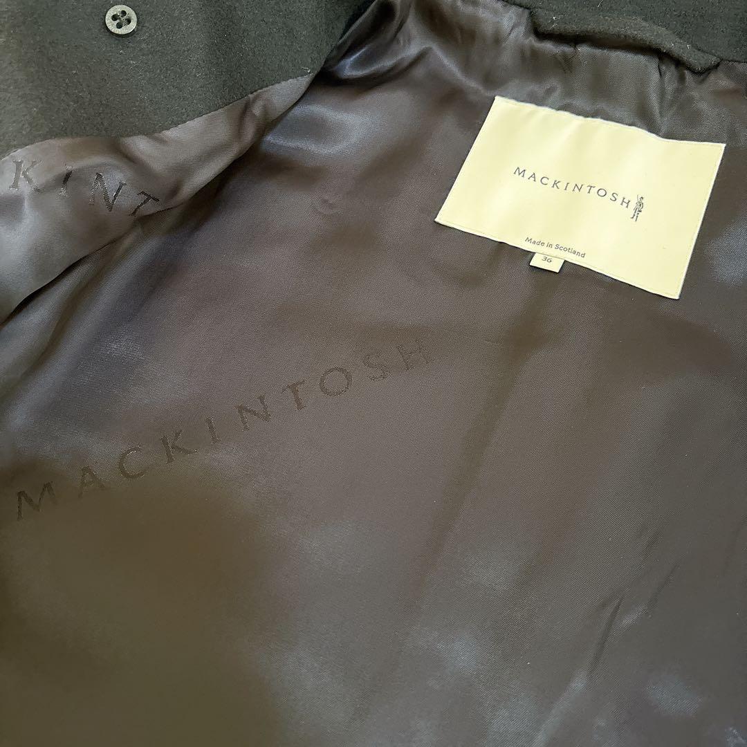 美品☆マッキントッシュ メルトン ウール ピーコート ダブルボタン