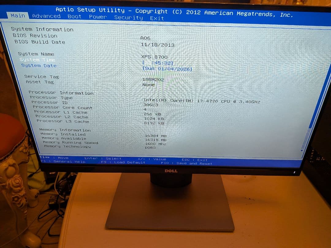 DELL XPS 8700 Core i7-4770 メモリ16GB