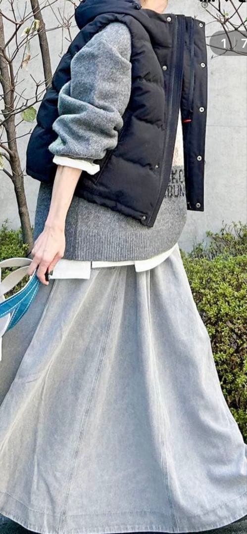 dantonダウンベスト黒Sサイズ