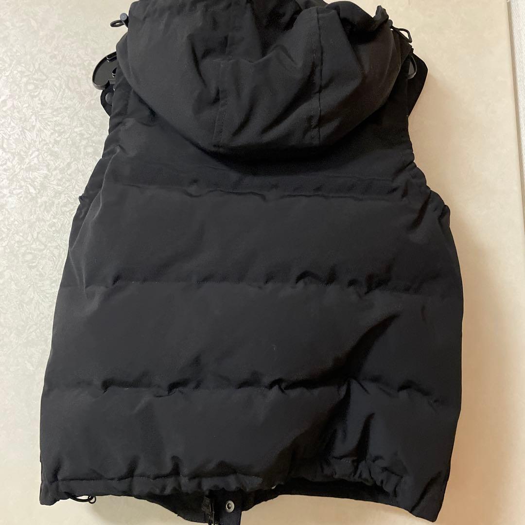 dantonダウンベスト黒Sサイズ