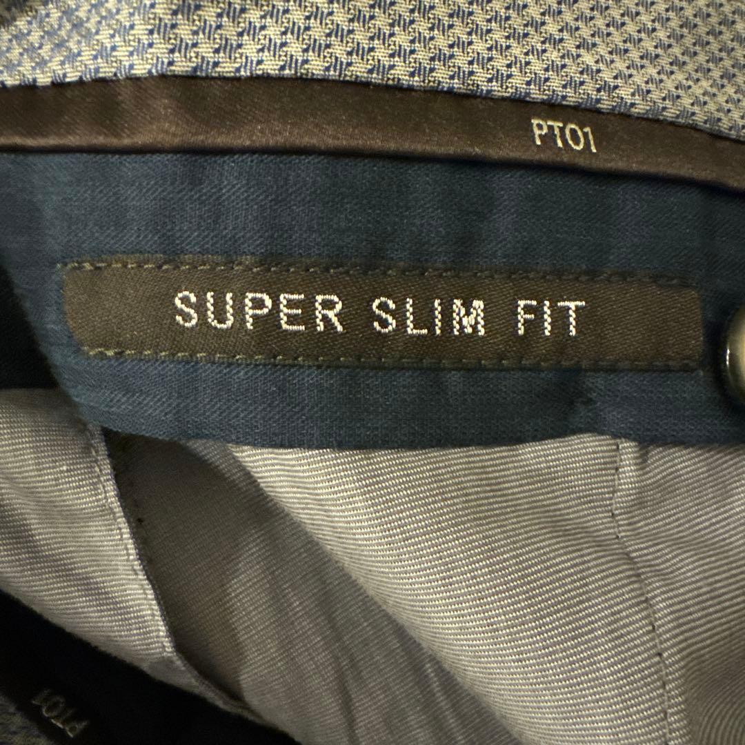 y*u様 PT01 ハウンドトゥースチェックパンツ 46