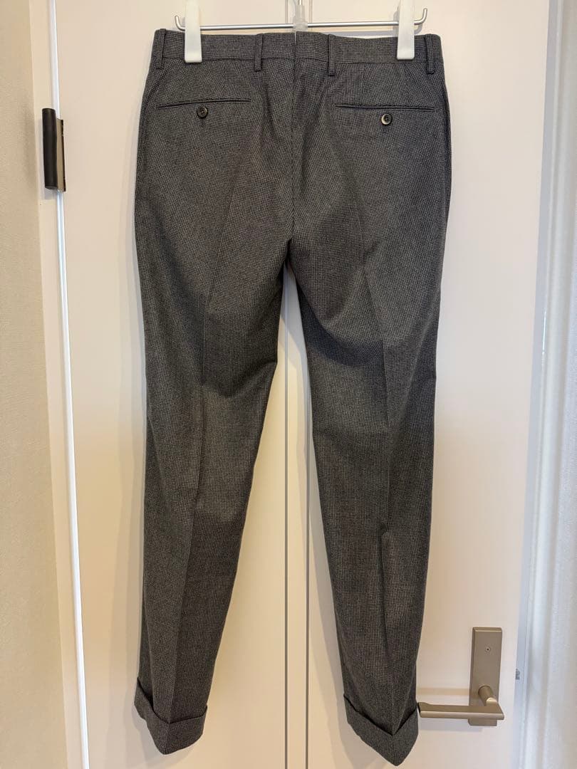 y*u様 PT01 ハウンドトゥースチェックパンツ 46