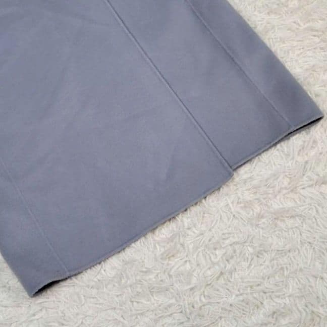 セオリーリュクス　リバーコート　ダブルフェイス　ノーカラー　カシミヤ　ウール　M