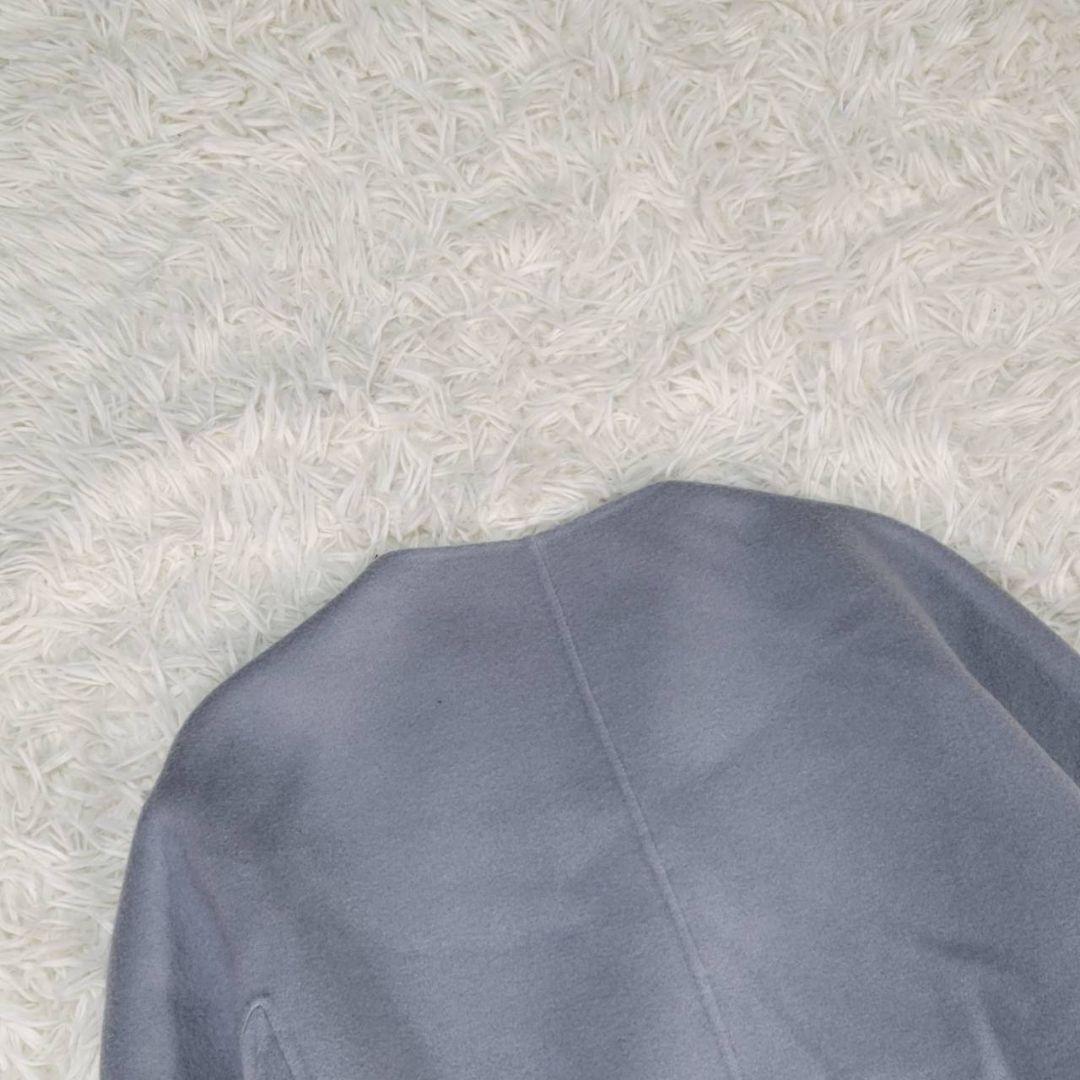 セオリーリュクス　リバーコート　ダブルフェイス　ノーカラー　カシミヤ　ウール　M