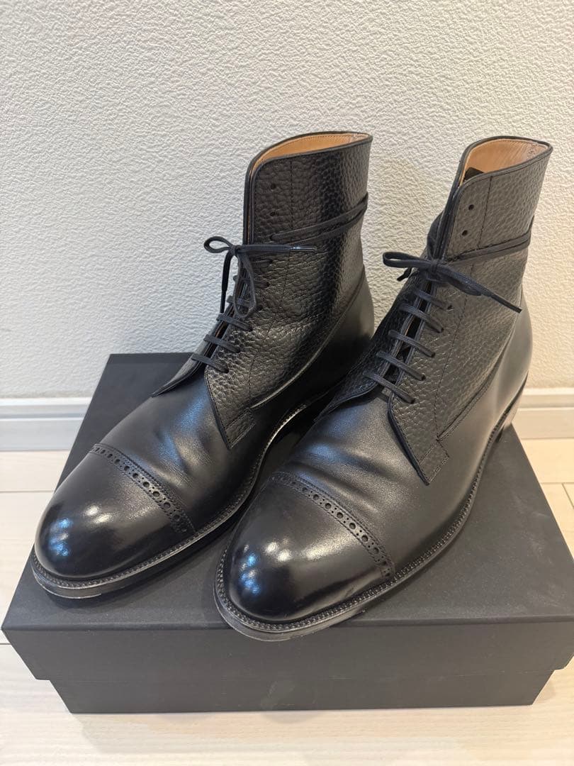 極美品 LEVER リーバー PATH ブーツ ジョンロブ 7 1/2