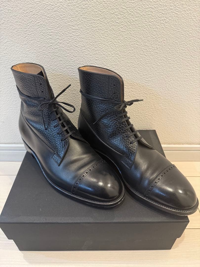 極美品 LEVER リーバー PATH ブーツ ジョンロブ 7 1/2