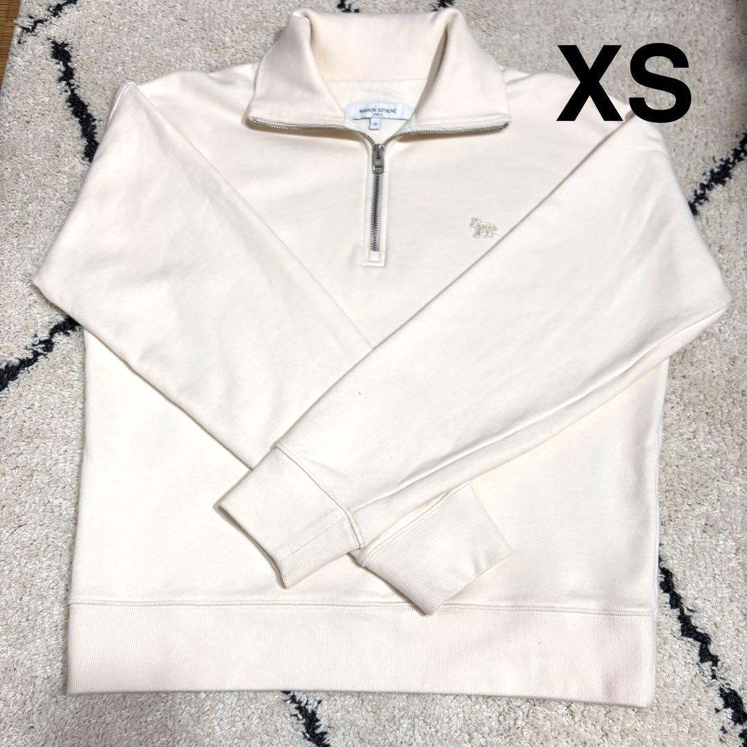 haya.luck.2メゾンキツネ ハーフジップ スウェットXS