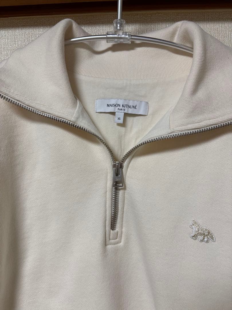 haya.luck.2メゾンキツネ ハーフジップ スウェットXS