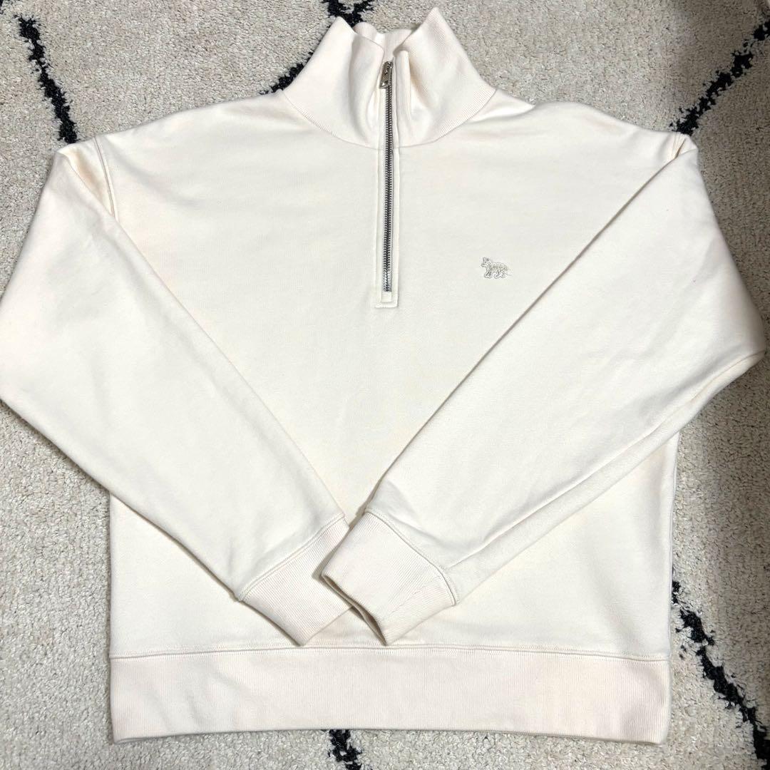 haya.luck.2メゾンキツネ ハーフジップ スウェットXS