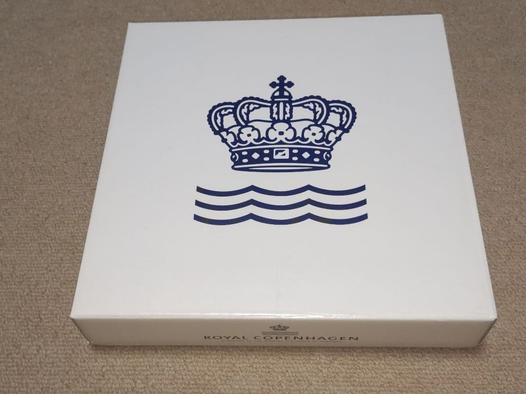 ロイヤルコペンハーゲン　ブルーフルーテッドプレイン　スクエアディッシュ　２枚