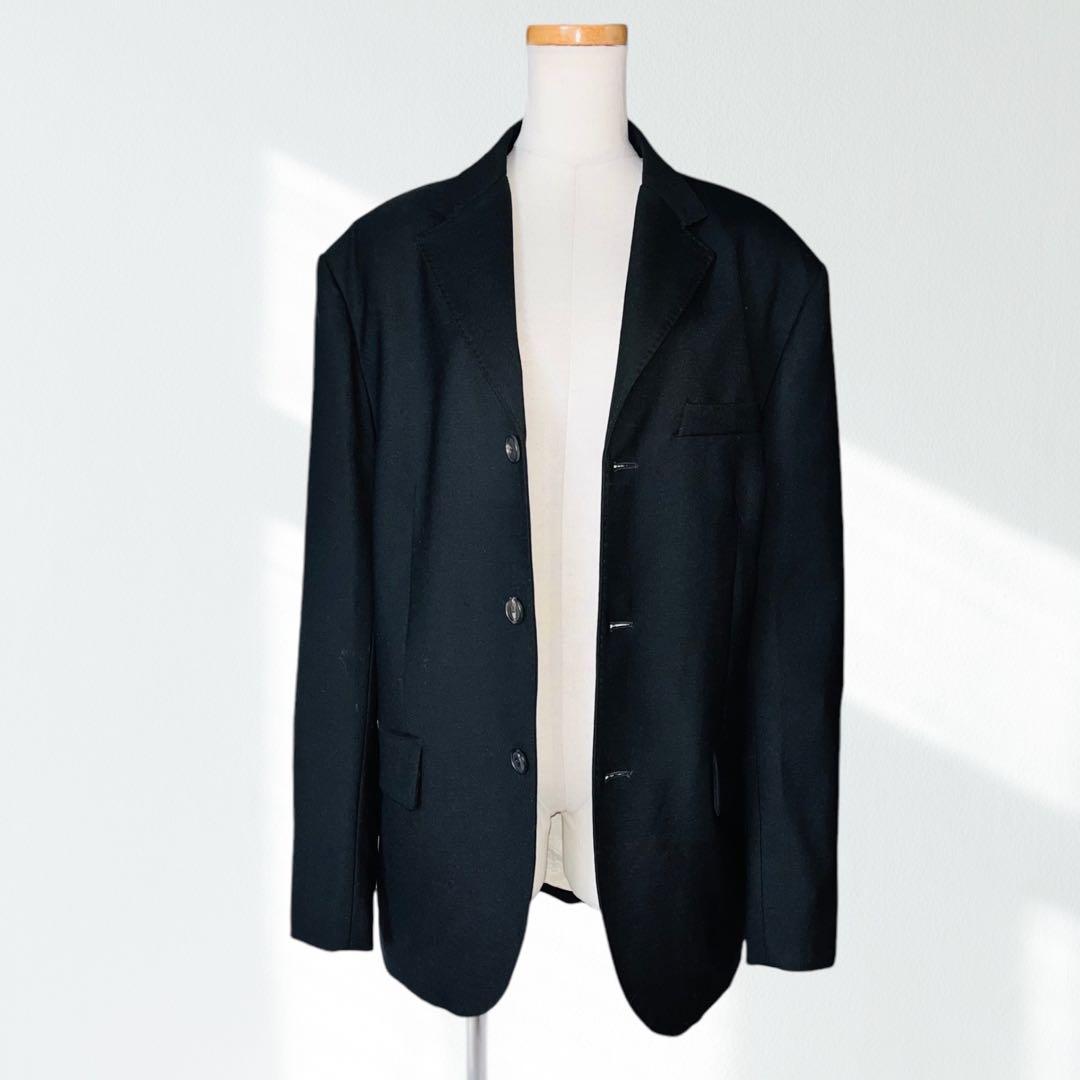 TELA イタリア製 ウール テーラード サイドベンツ ジャケット M 黒