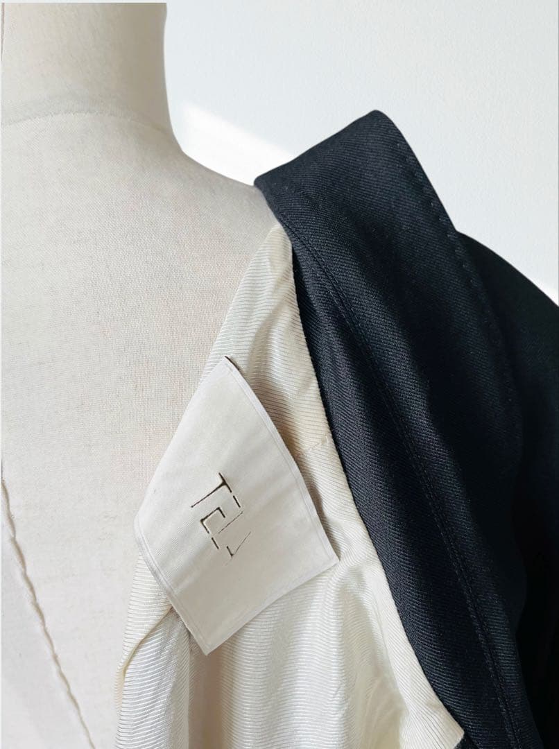 TELA イタリア製 ウール テーラード サイドベンツ ジャケット M 黒