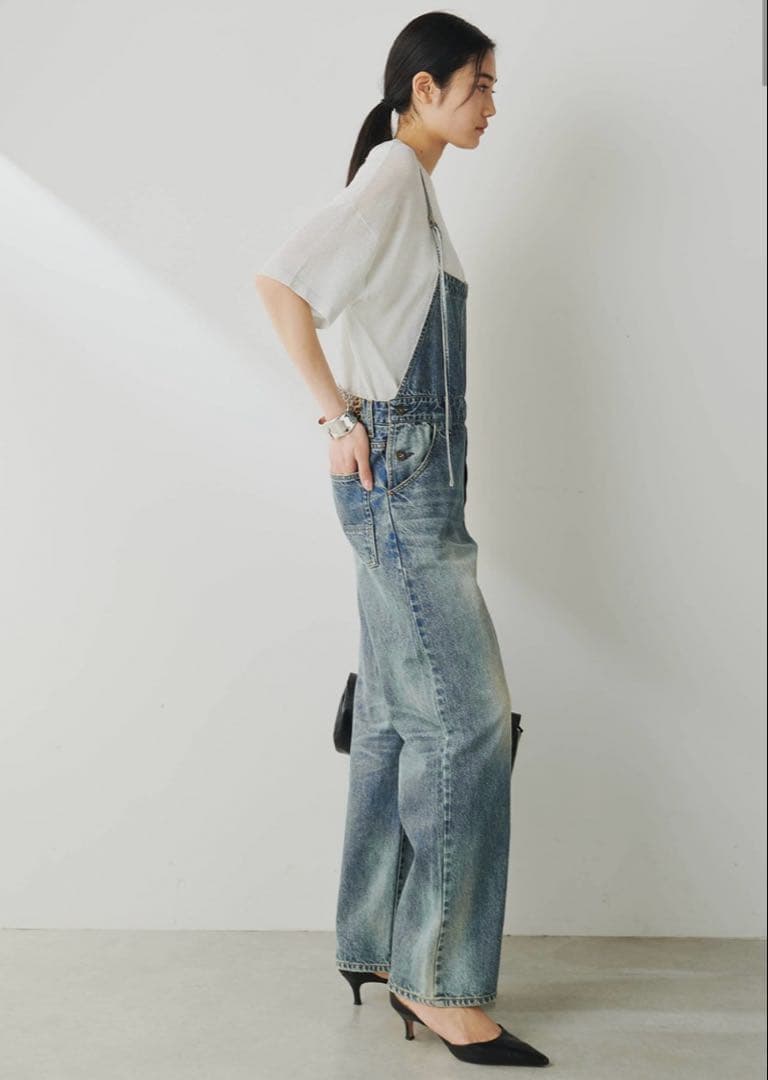 ✨美品✨ウィムガゼットWhim Gazette デニムオールインワン2( F )