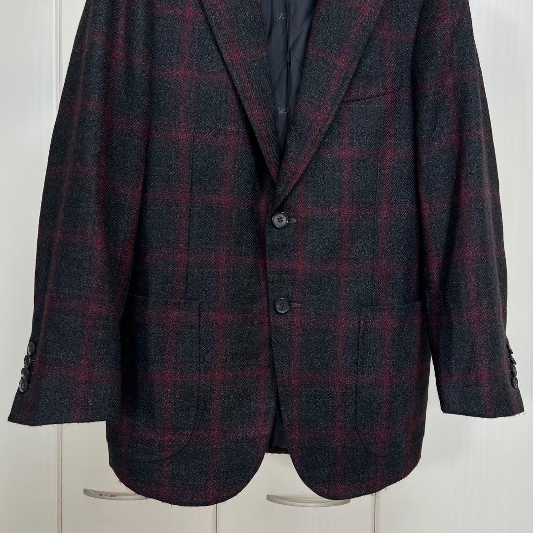 ISAIA 2022 CORTINA チェック ジャケット 美品 46