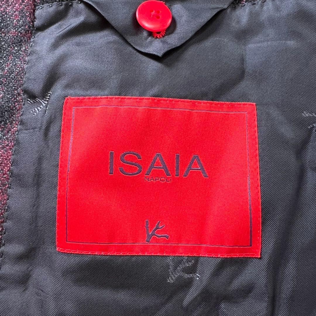 ISAIA 2022 CORTINA チェック ジャケット 美品 46
