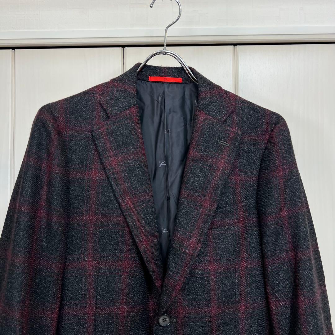 ISAIA 2022 CORTINA チェック ジャケット 美品 46