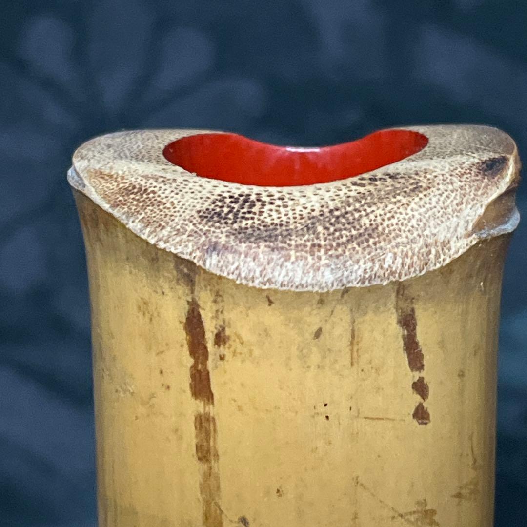 尺八 都山流 一尺六寸管 中継ぎ緩み無し 銀三線 未使用品