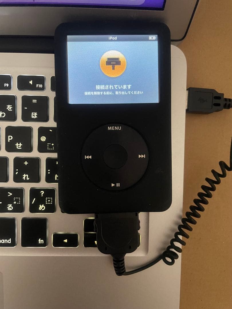 追記　iPod classic 80GB ブラック ケース・フィルム付