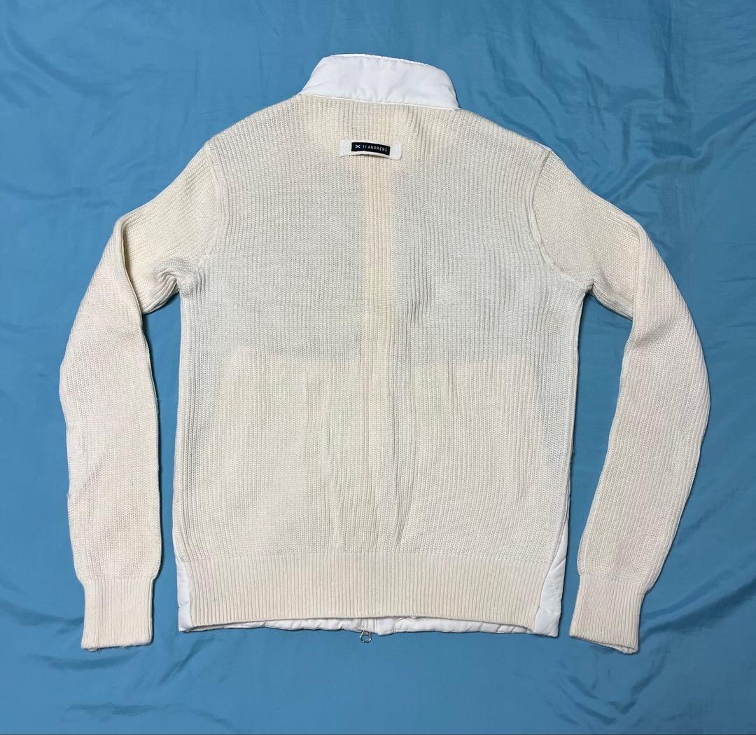 St.Andrews セントアンドリュー ス　裏付きニットブルゾン サイズM