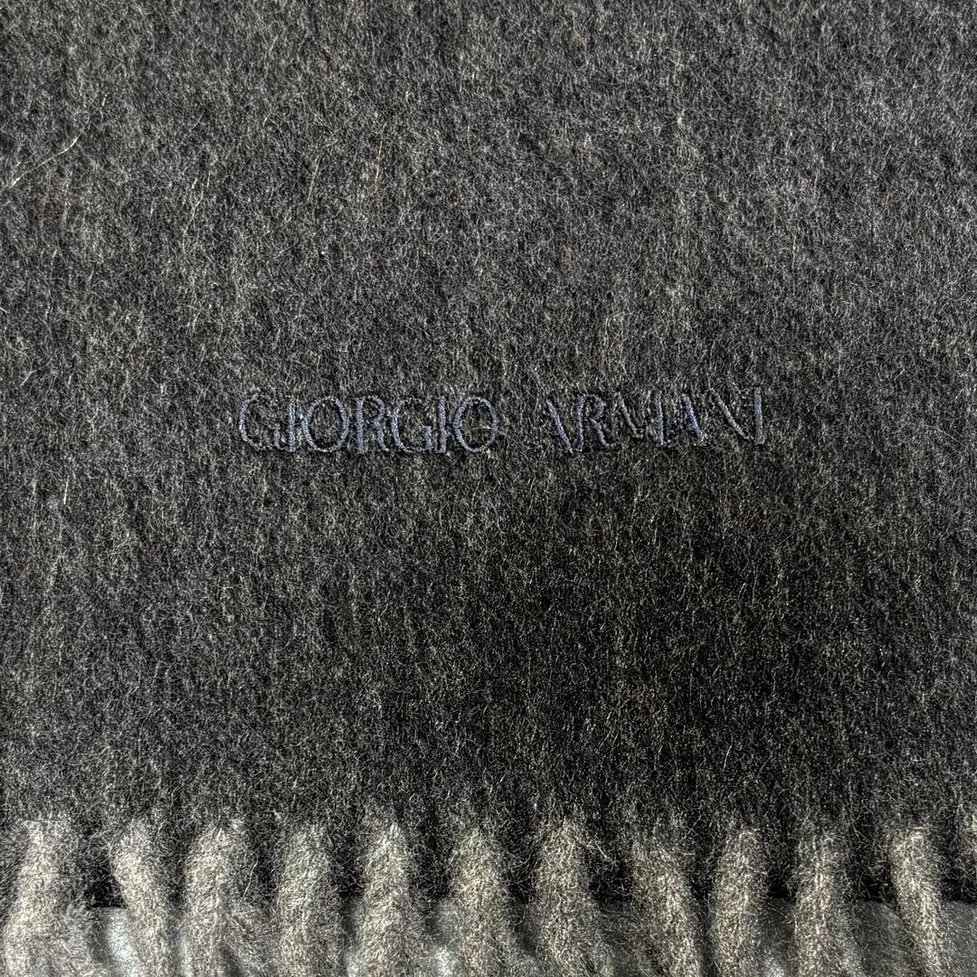 【未使用品】イタリア製 ジョルジオアルマーニ カシミヤ マフラー コルツォーニ