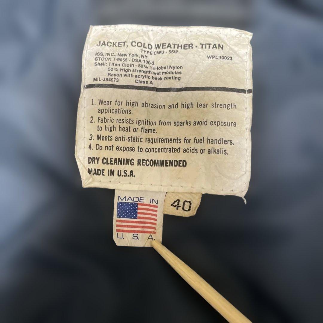 お*り様 80年USA製SPIEWAK CWU-55P SCOVILLジッパー