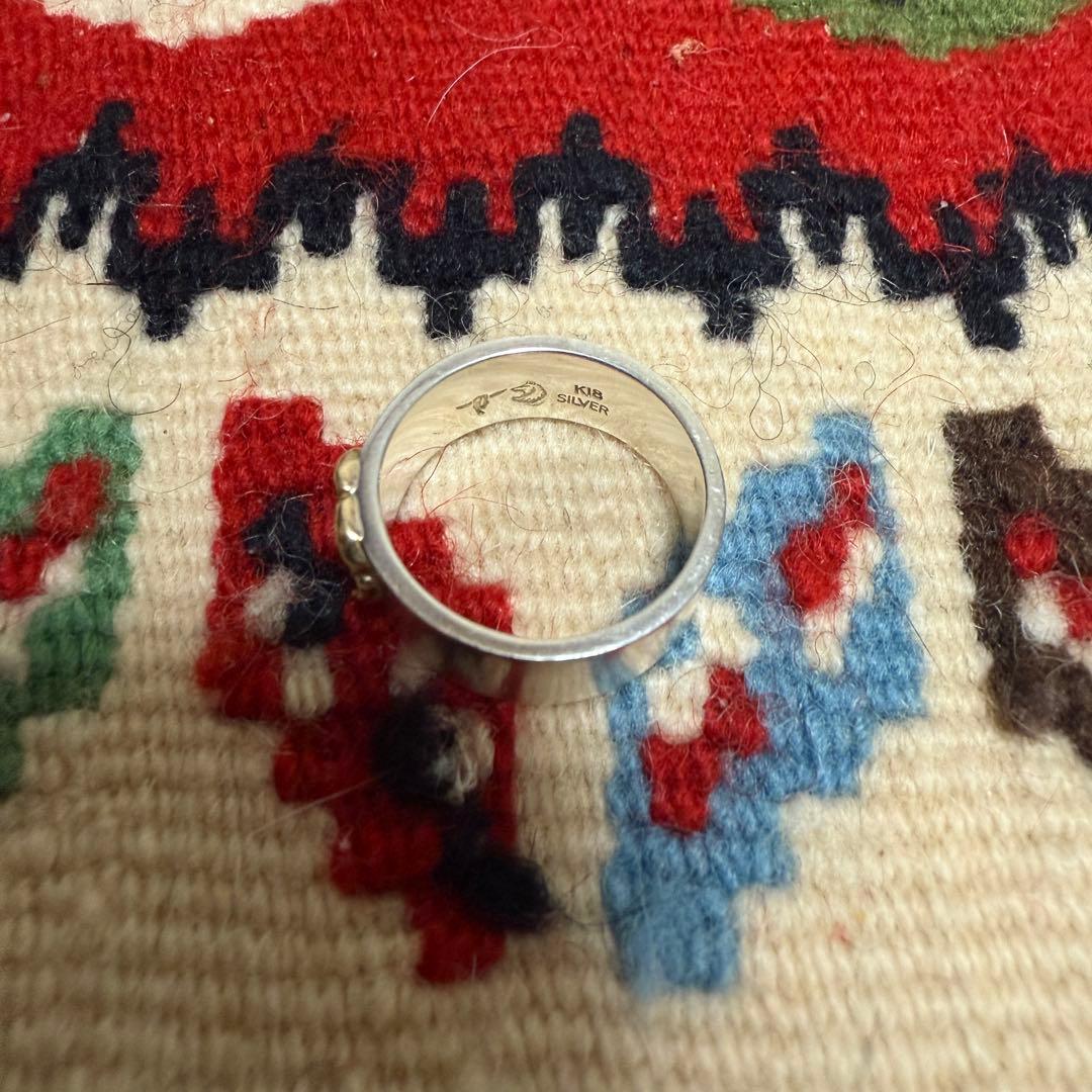 TADY&KING k18メタル平打リング　17 号