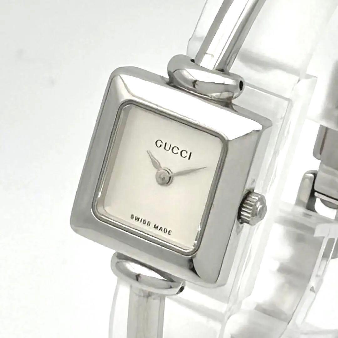 【稼働品】グッチ　クォーツ　腕時計　0228146 新品電池