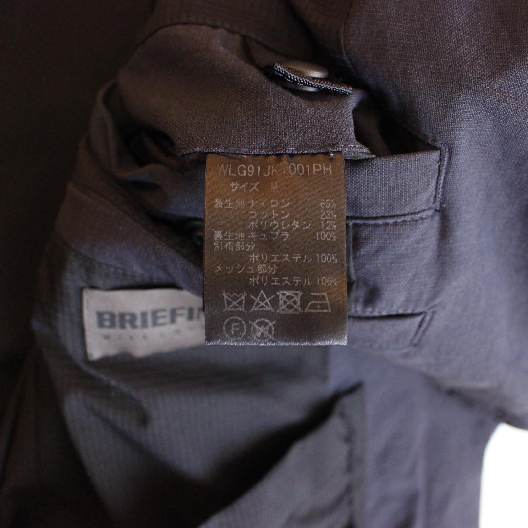 BRIEFING テーラードジャケット Mサイズ ネイビー 本切羽
