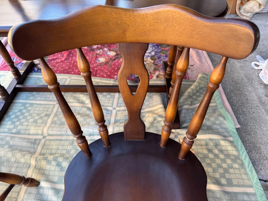 ② 【飛騨産業】キツツキ　ウィンザーチェア　ダイニングチェア　椅子