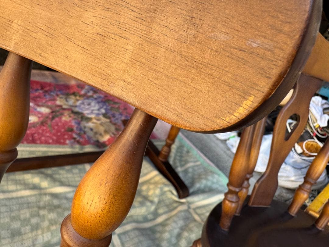 ② 【飛騨産業】キツツキ　ウィンザーチェア　ダイニングチェア　椅子