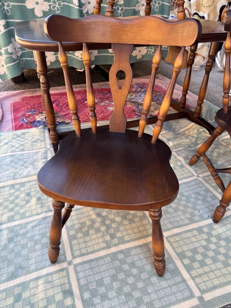 ② 【飛騨産業】キツツキ　ウィンザーチェア　ダイニングチェア　椅子