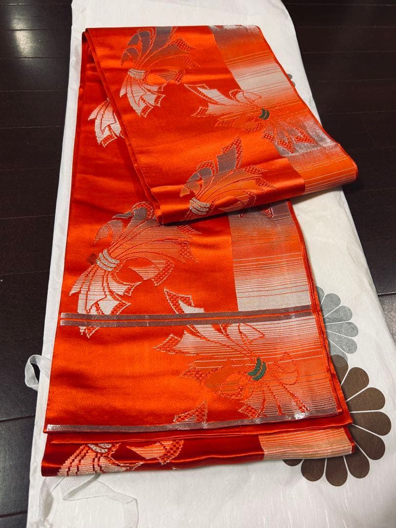 七五三7歳フルセット一式 紫色 正絹　素敵な色と柄で写真映えします♪