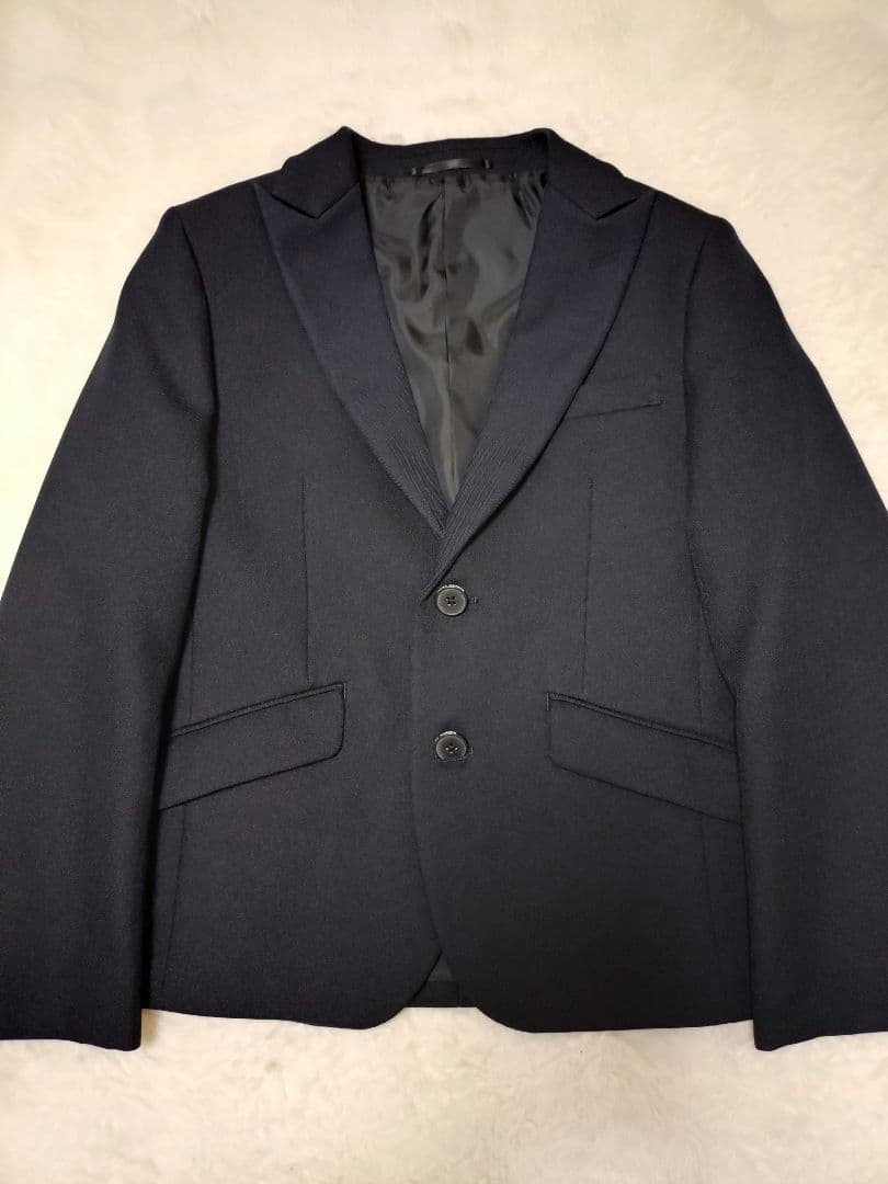 ワンダーファクトリー 140 男子 フォーマルスーツ　7点セット　ネイビー