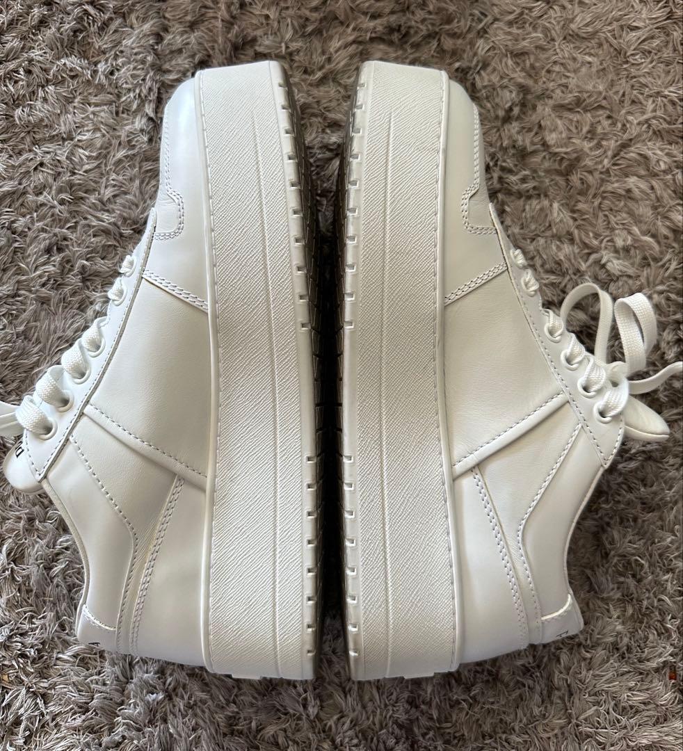 正規品PRADA ダウンタウン　ボールドレザースニーカー サイズ40