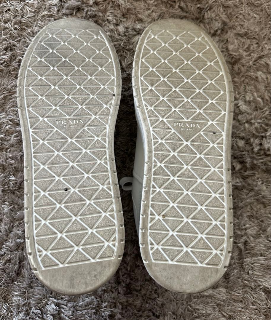 正規品PRADA ダウンタウン　ボールドレザースニーカー サイズ40