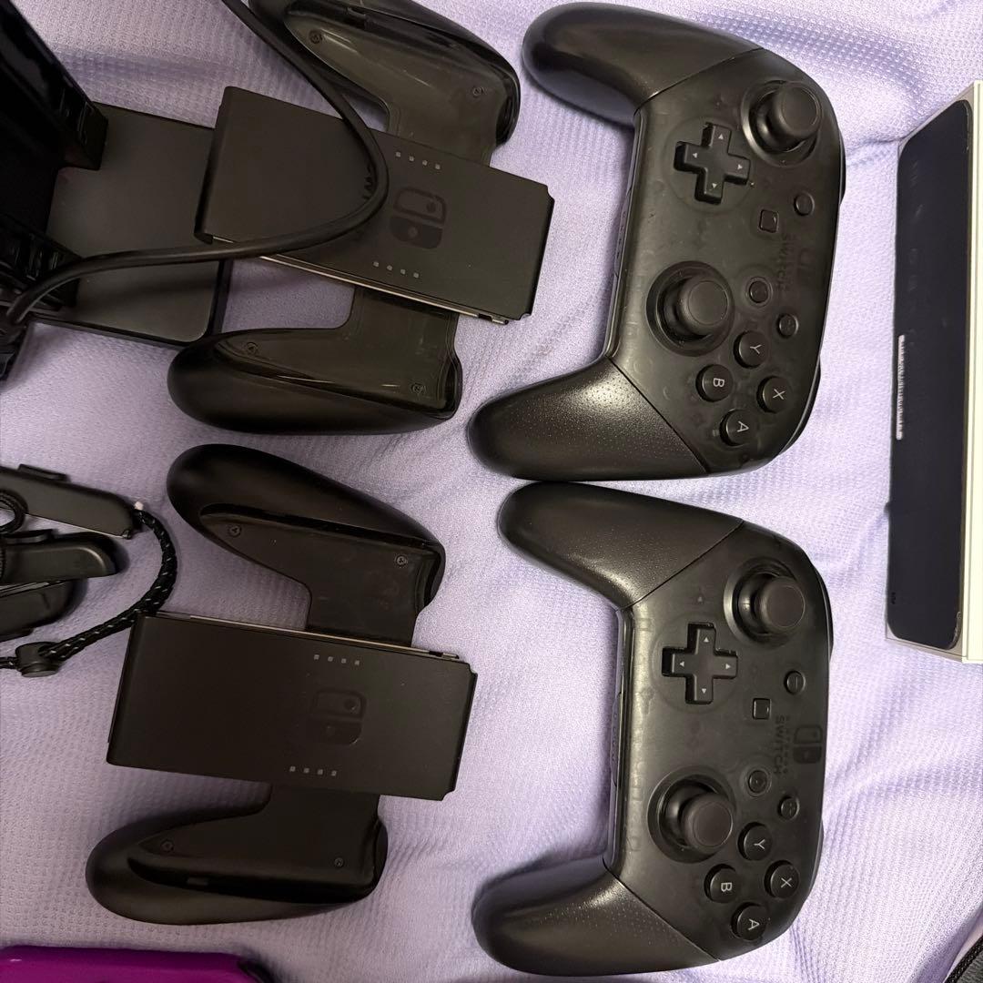 Nintendo Switch 有機EL本体 紫と黄色 Joy-Con