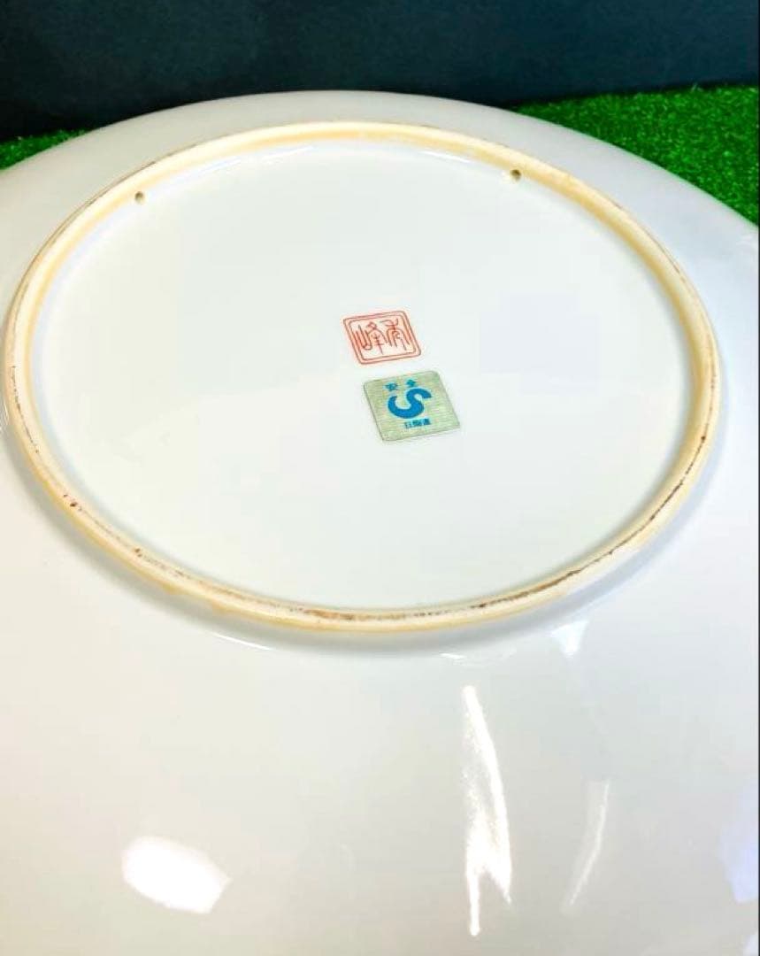 k*n様 【売り切れ御免！】有田焼 秀峰作 古伊万里様式 赤絵金彩 花車文 大皿