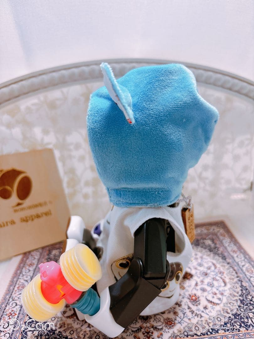 ☆【YukoAsaki】白パーカー（印刷あり）、アニマル帽子熊&うさぎ☆