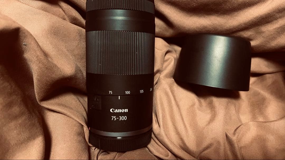 Canon RF 75-300mm f/4-5.6 ズームレンズ（付属品つき）