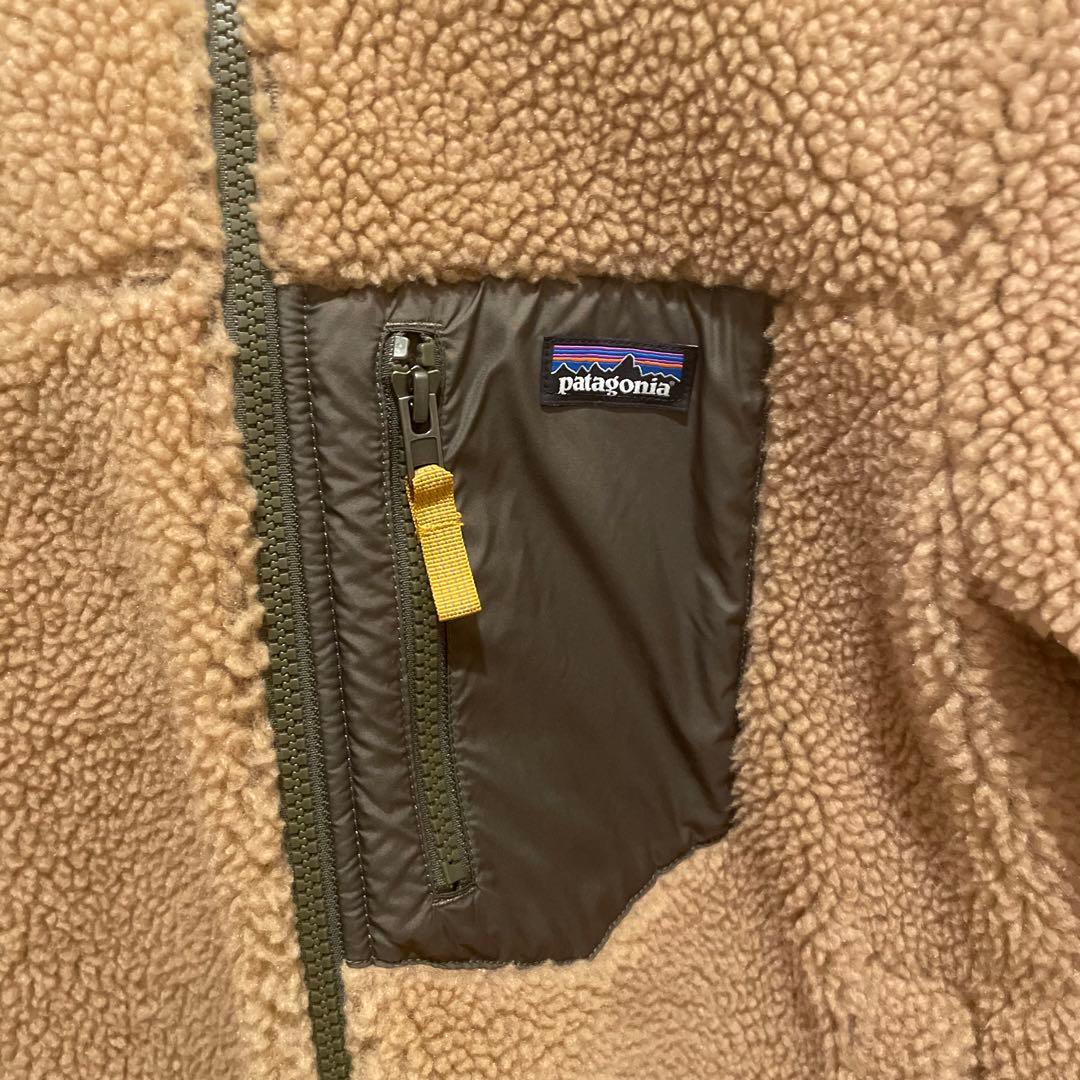 パタゴニア キッズ XL リバーシブルレディフレディフーディ