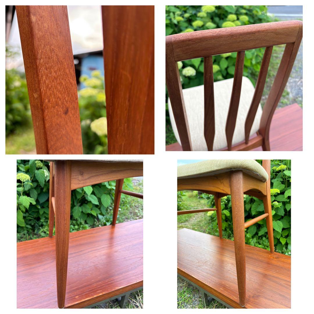 北欧家具　チーク材　ダイニングチェア①