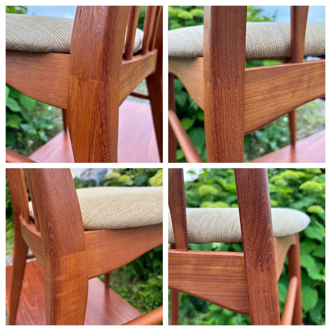 北欧家具　チーク材　ダイニングチェア①